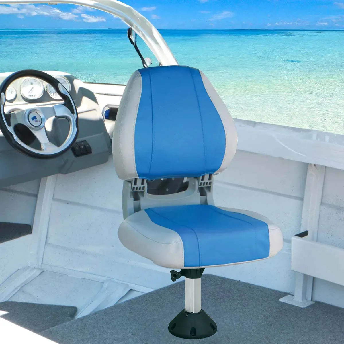 Removable Socket Seat Pedestal – Dome Base with Swivel Top