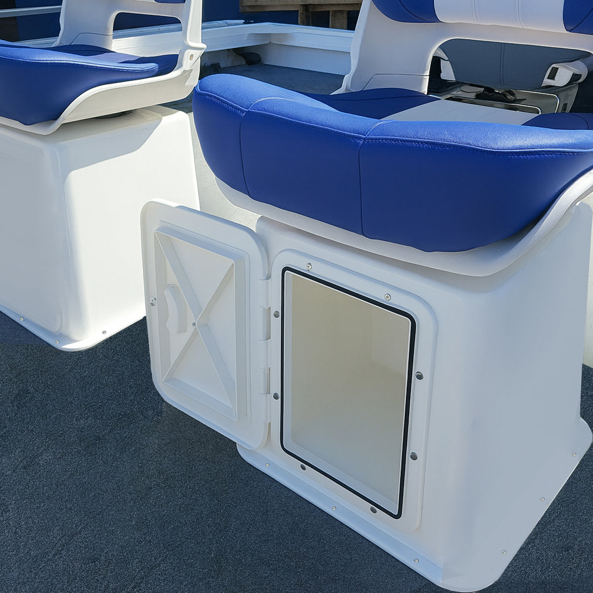 Boat Seat Boxes with Storage Box