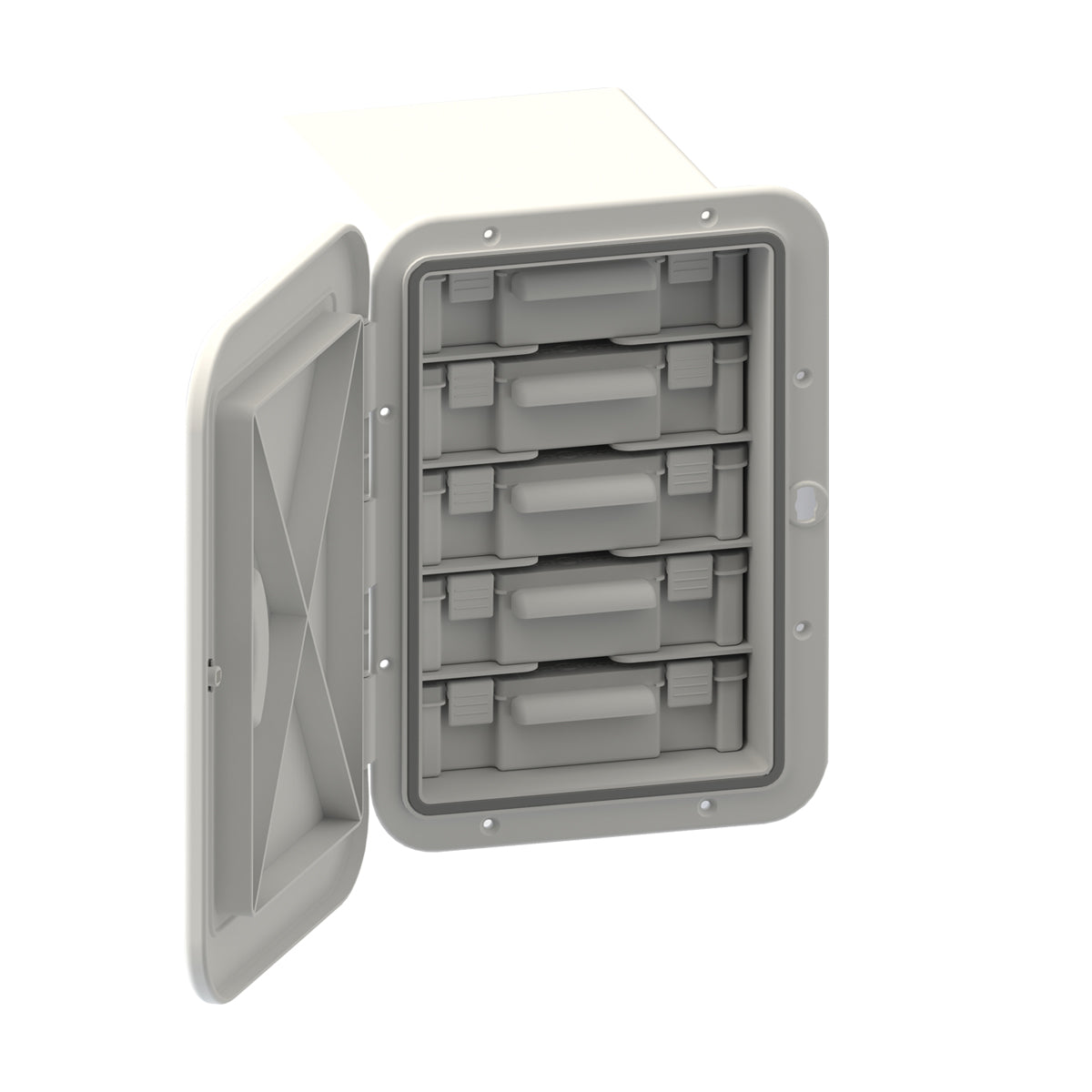 Hatch Tackle Tray Storage Box (with 5 Tackle Boxes)