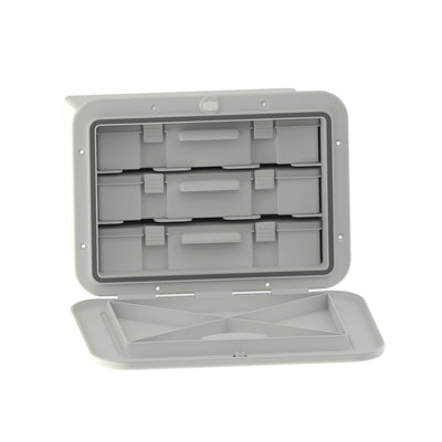 Hatch Tackle Tray Storage Box (with 3 Large Tackle Boxes)