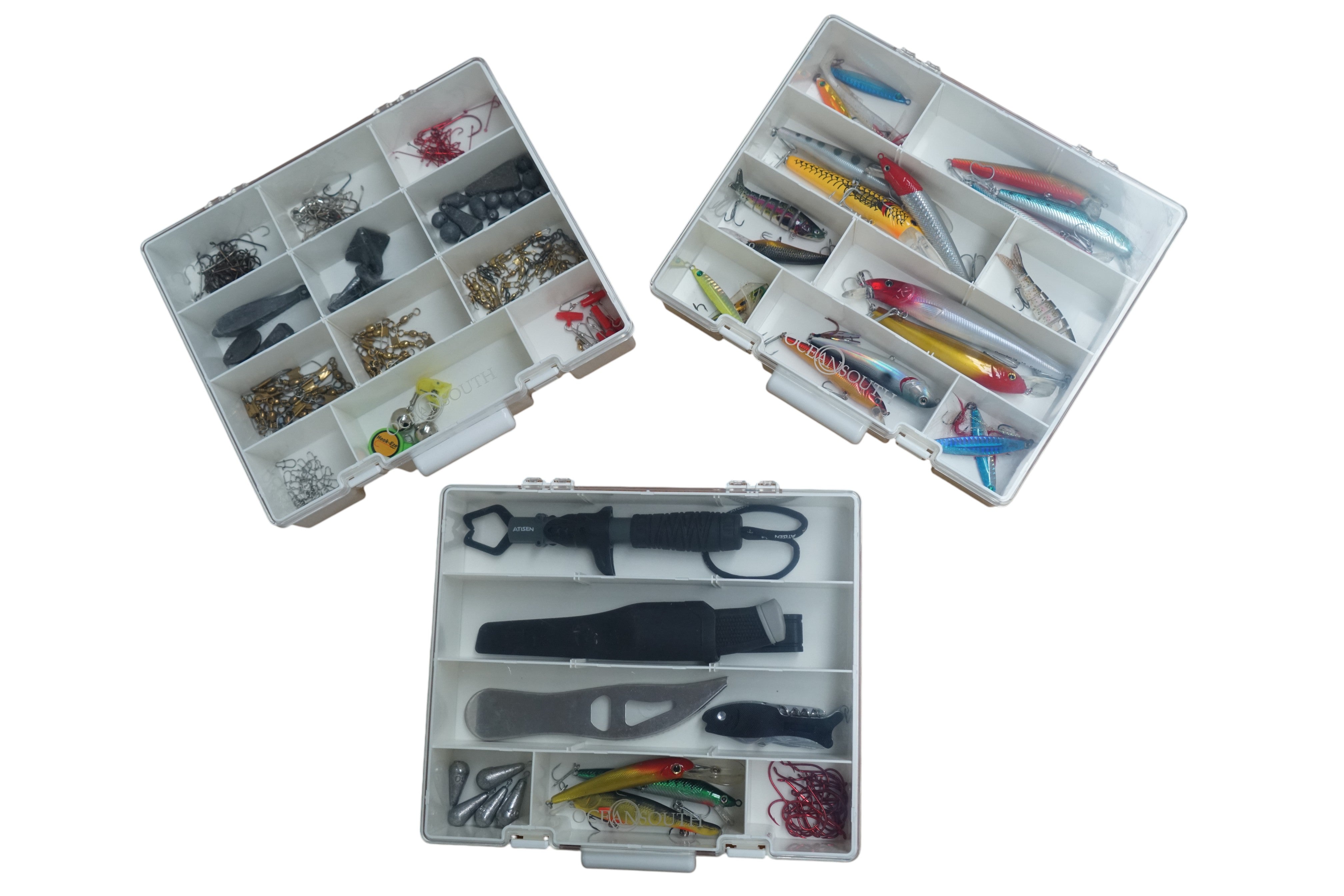 Fishing Tackle Box with Clear Lid