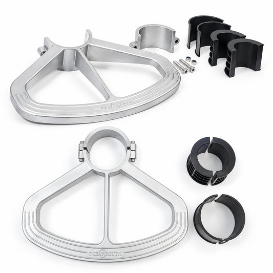 Pedestal Footrest (Suitable for 75-100mm tubes)