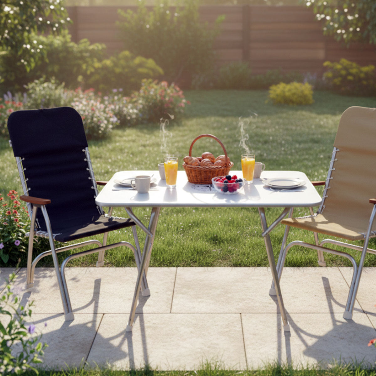 Mesa de cubierta plegable