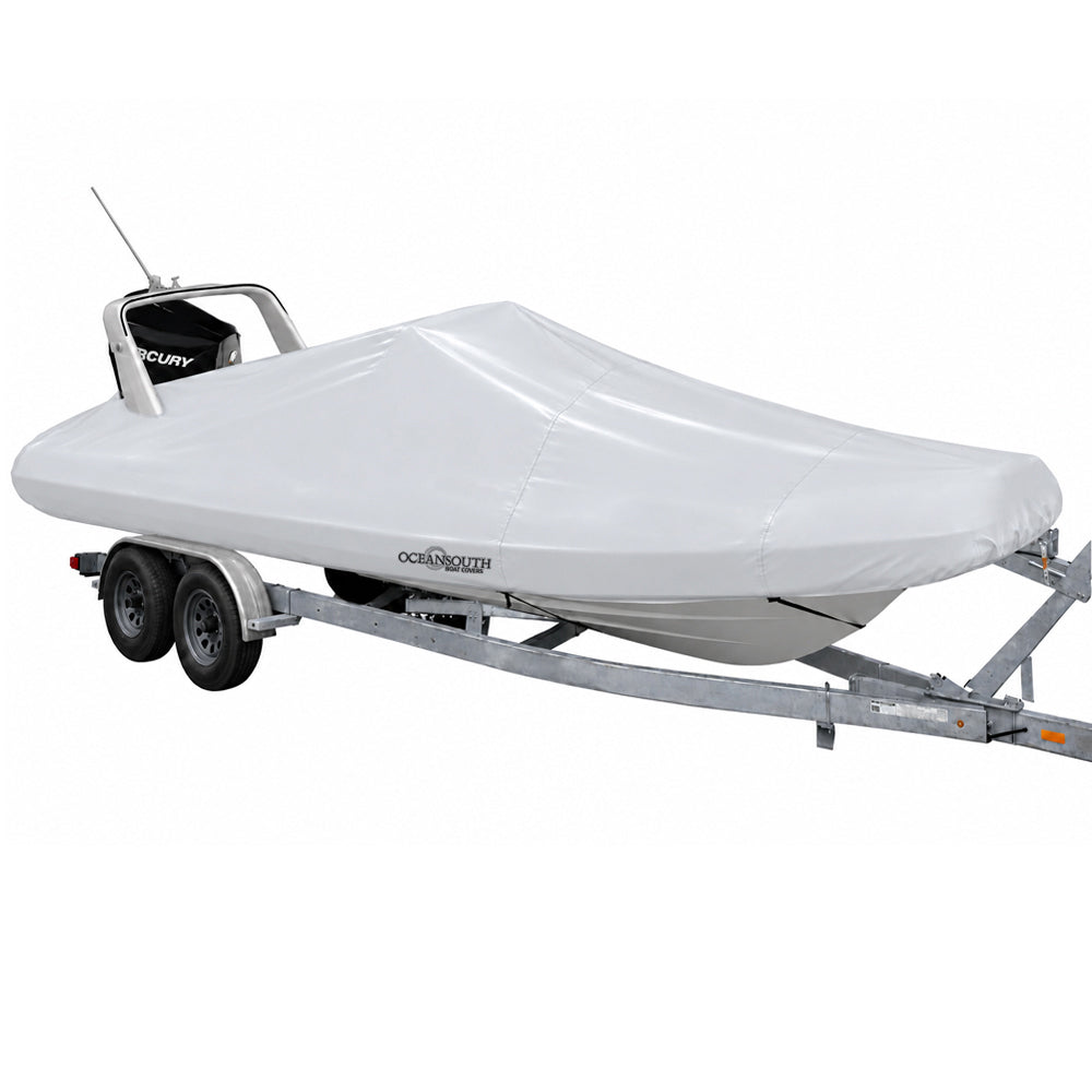 Rib Boat Covers with rear openings for Roll Bars / Arches (PVC)