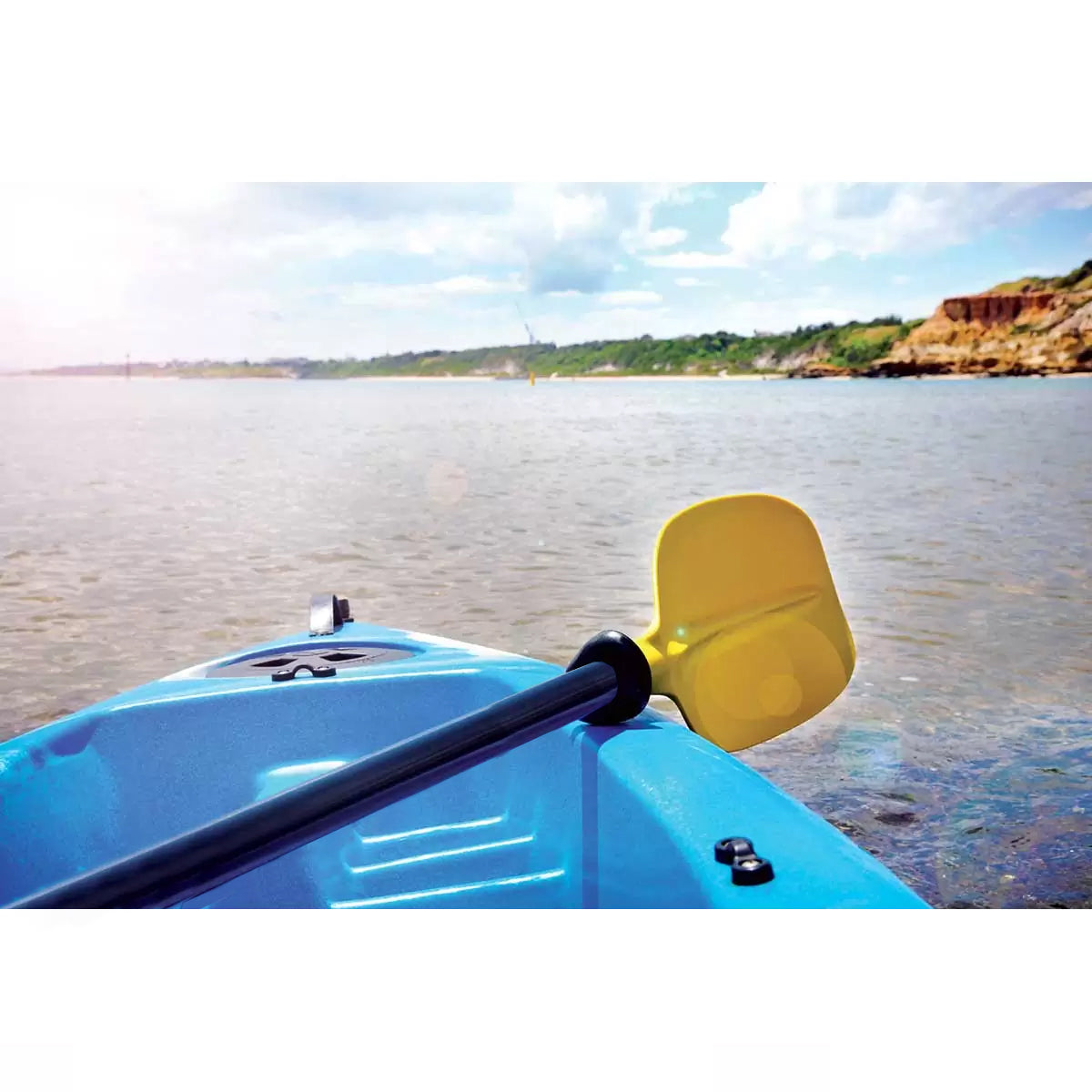 Pagaie de kayak asymétrique (manche fendu) 