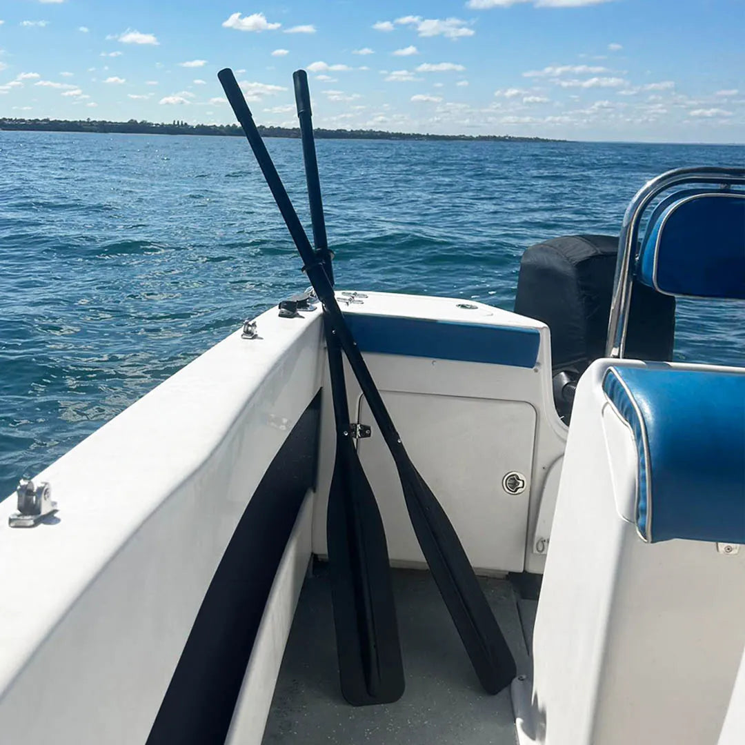 Flat Blade Oars (Split Shaft) with Oar Locks