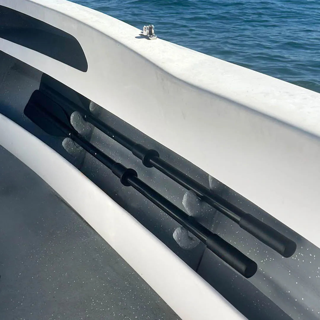 Flat Blade Oars (Split Shaft) with Oar Locks