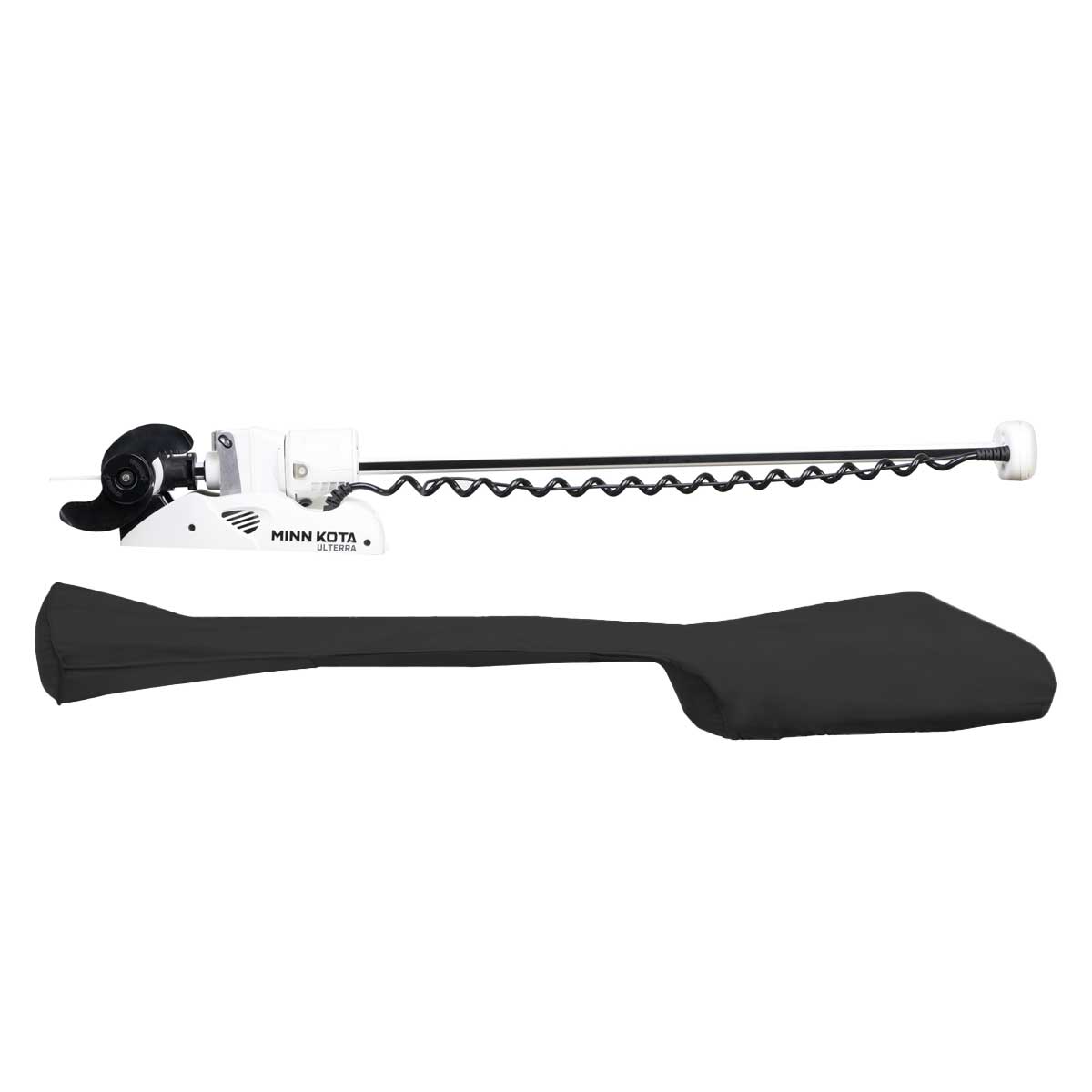 Oceansouth Housse sur mesure conçue pour les moteurs à la traîne MINN KOTA (housse compatible avec Riptide Terrova Quest, 2209 mm, gris