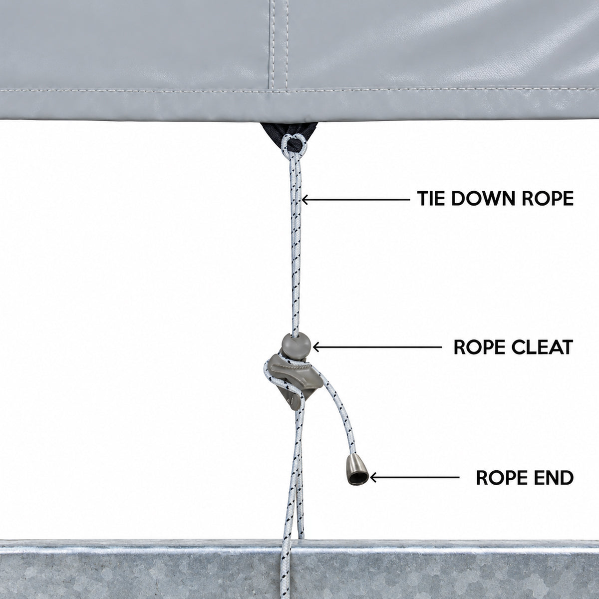 Coperture invernali per barche Heavy Duty T Top (tessuto PVC)