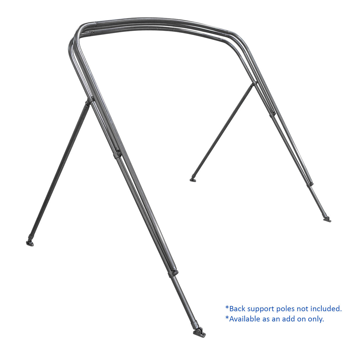 3 Bow Signature Bimini Top Stainless Steel - 6ft