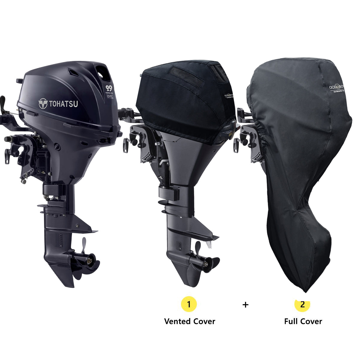 Cover Set (Vented and Full) for Tohatsu