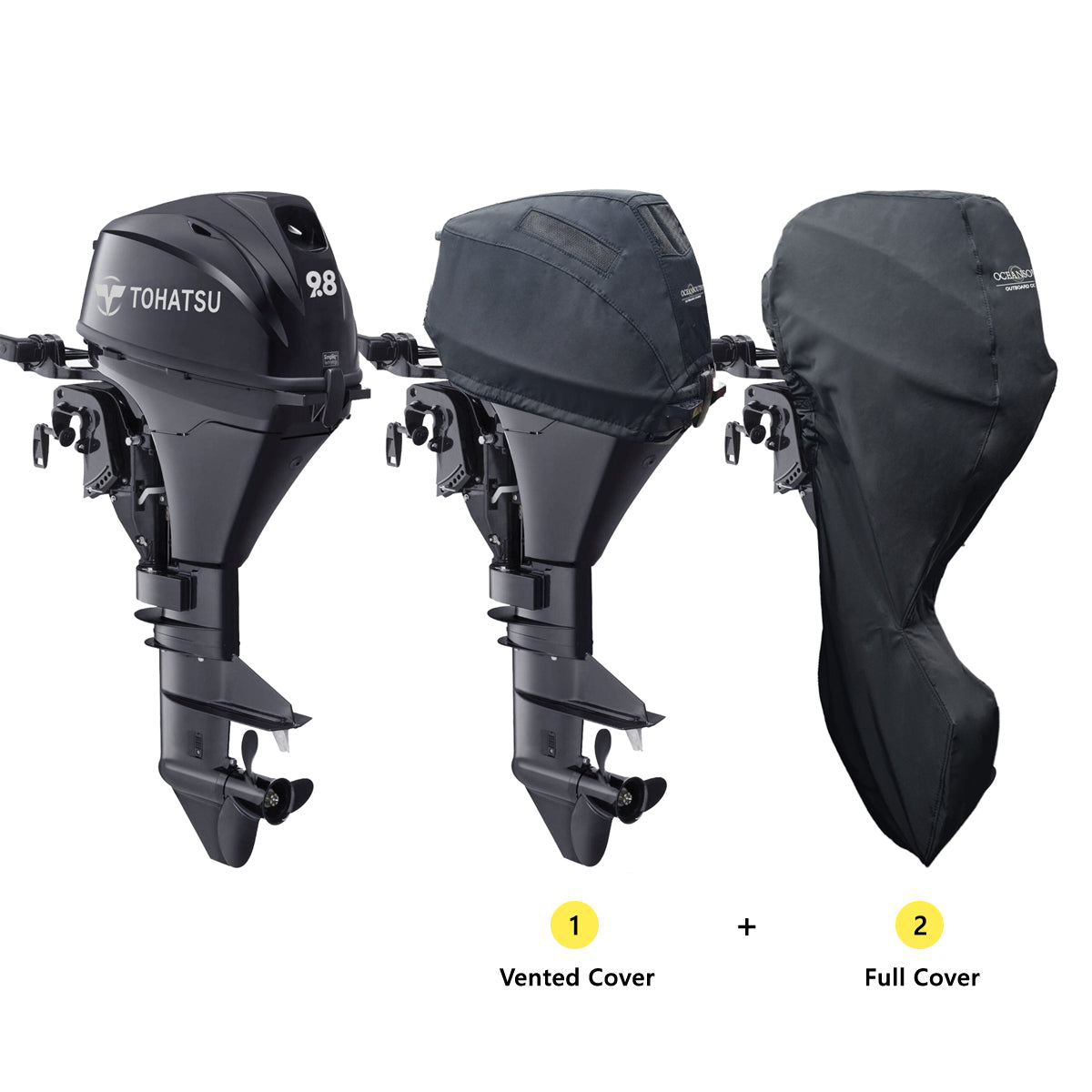 Cover Set (Vented and Full) for Tohatsu