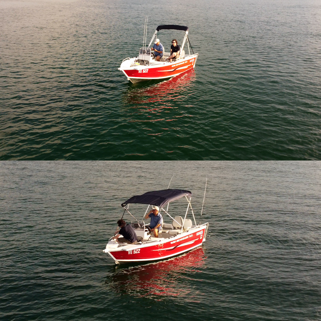 4 Bow Classic Bimini Top – Aluminium