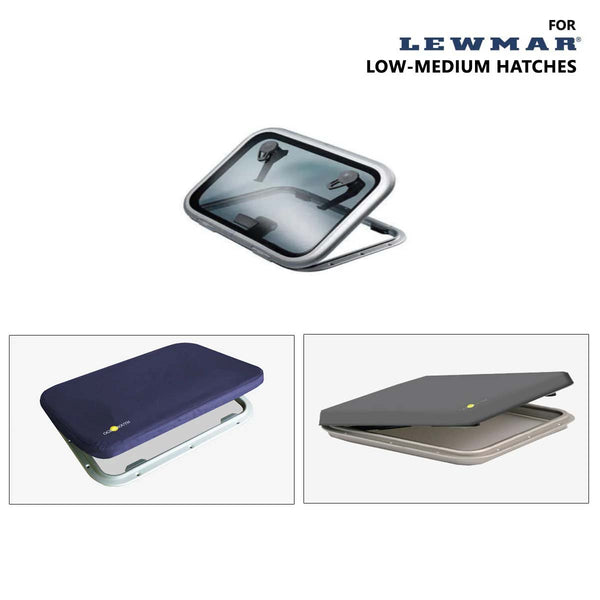 Custom Low-Medium Profile Hatch Covers for Lewmar (Square & Rectangle)