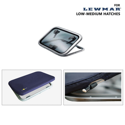 Cubiertas personalizadas de escotilla de perfil bajo-medio para Lewmar (tamaño 00 a 41)