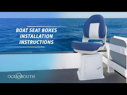 Boat Seat Boxes with Waterproof Storage Hatch