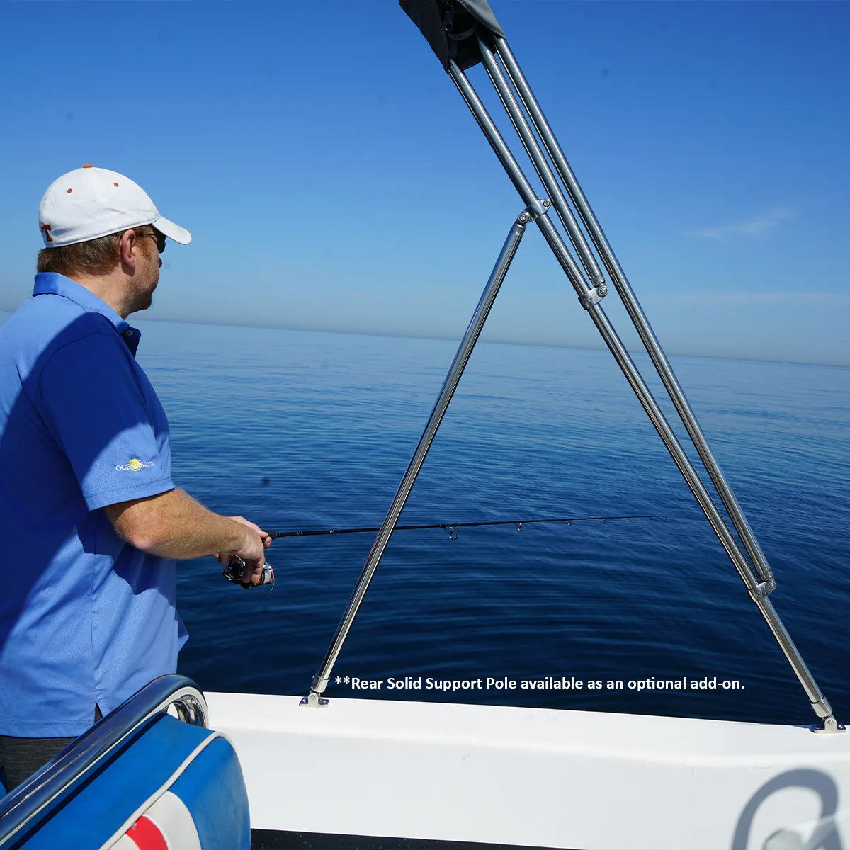 3 Bow Classic Bimini Top - Stainless Steel